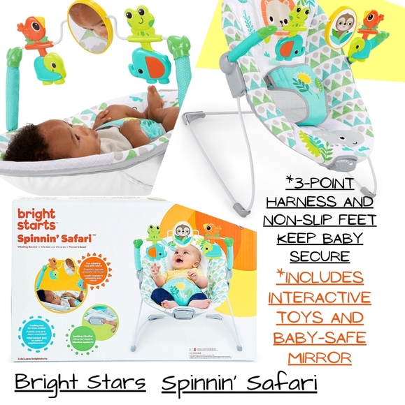 💥NEW!!!💥Bright Stars --Vibrating Bouncer - Picture 1 of 3